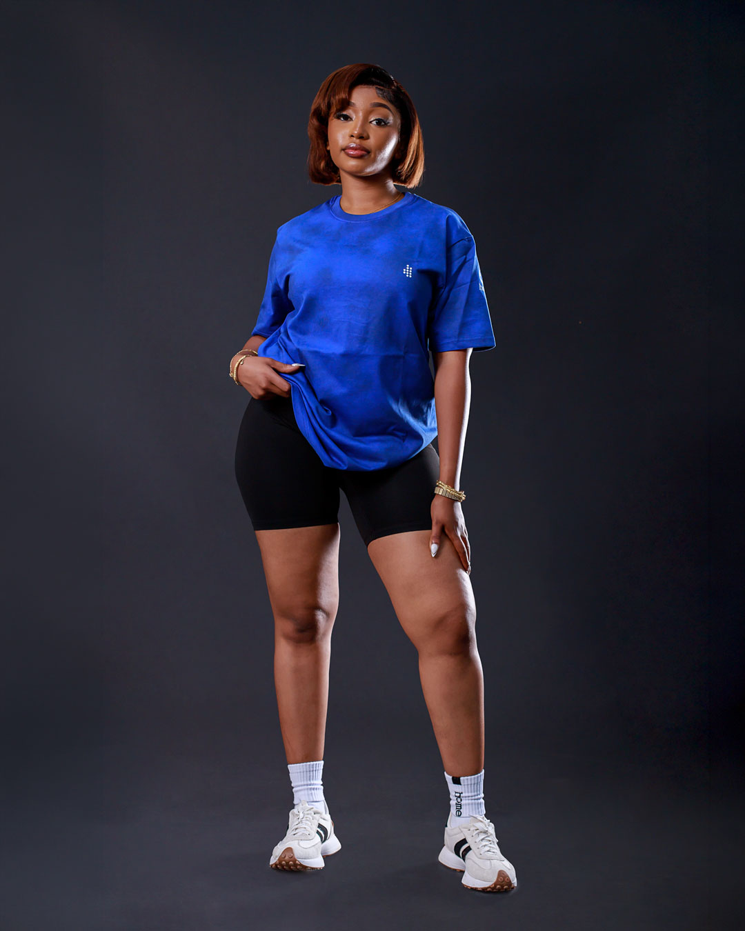 Acid Wash T-Shirt - Midnight Blue