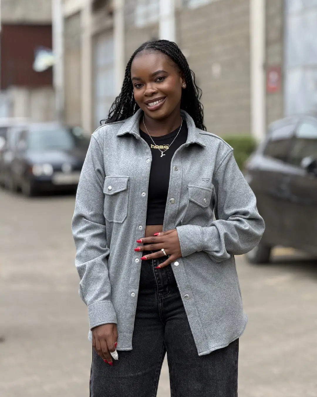 Stature Shirt - Misty Grey