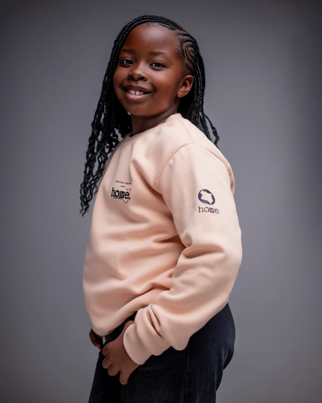 Kids Sweatshirt - Pastel Orange