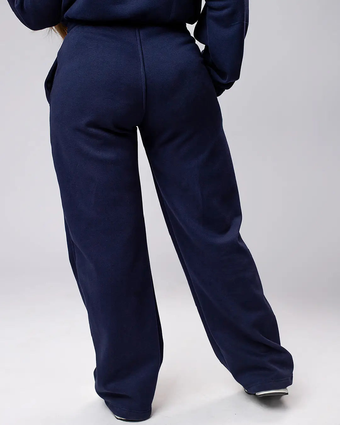 Womens Cosy Pants - Navy Blue (Heavy Velvet Fabric)