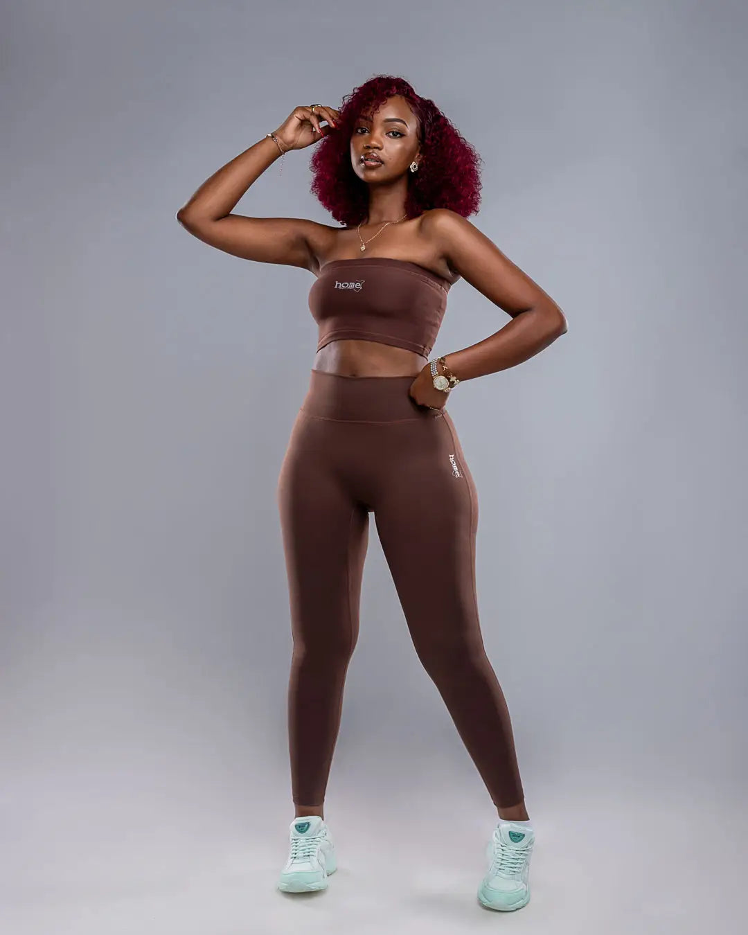 CHEEKY BANDEAU - CHOCOLATE BROWN