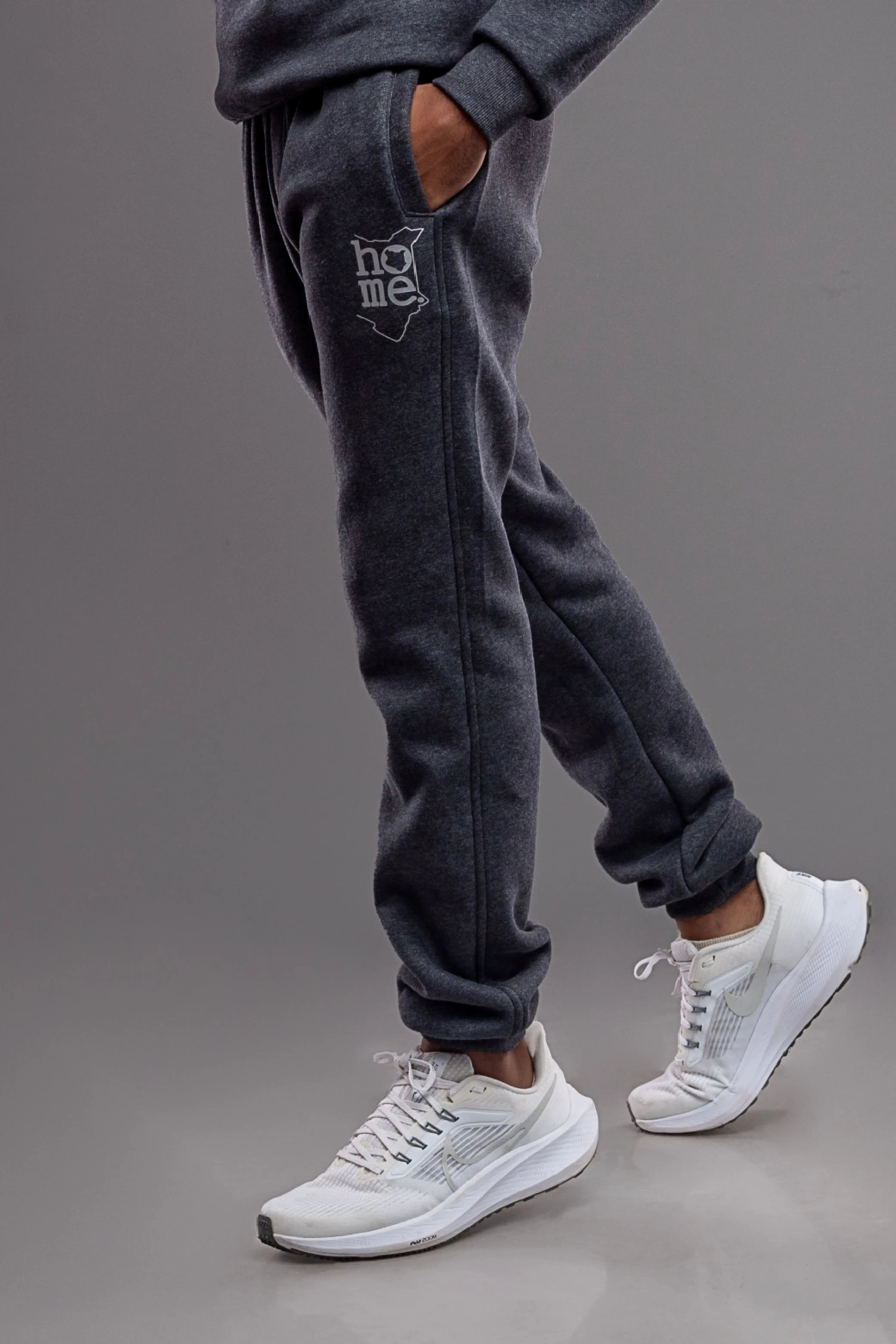 Dark Grey Zipped Hoodie & Sweatpants Set