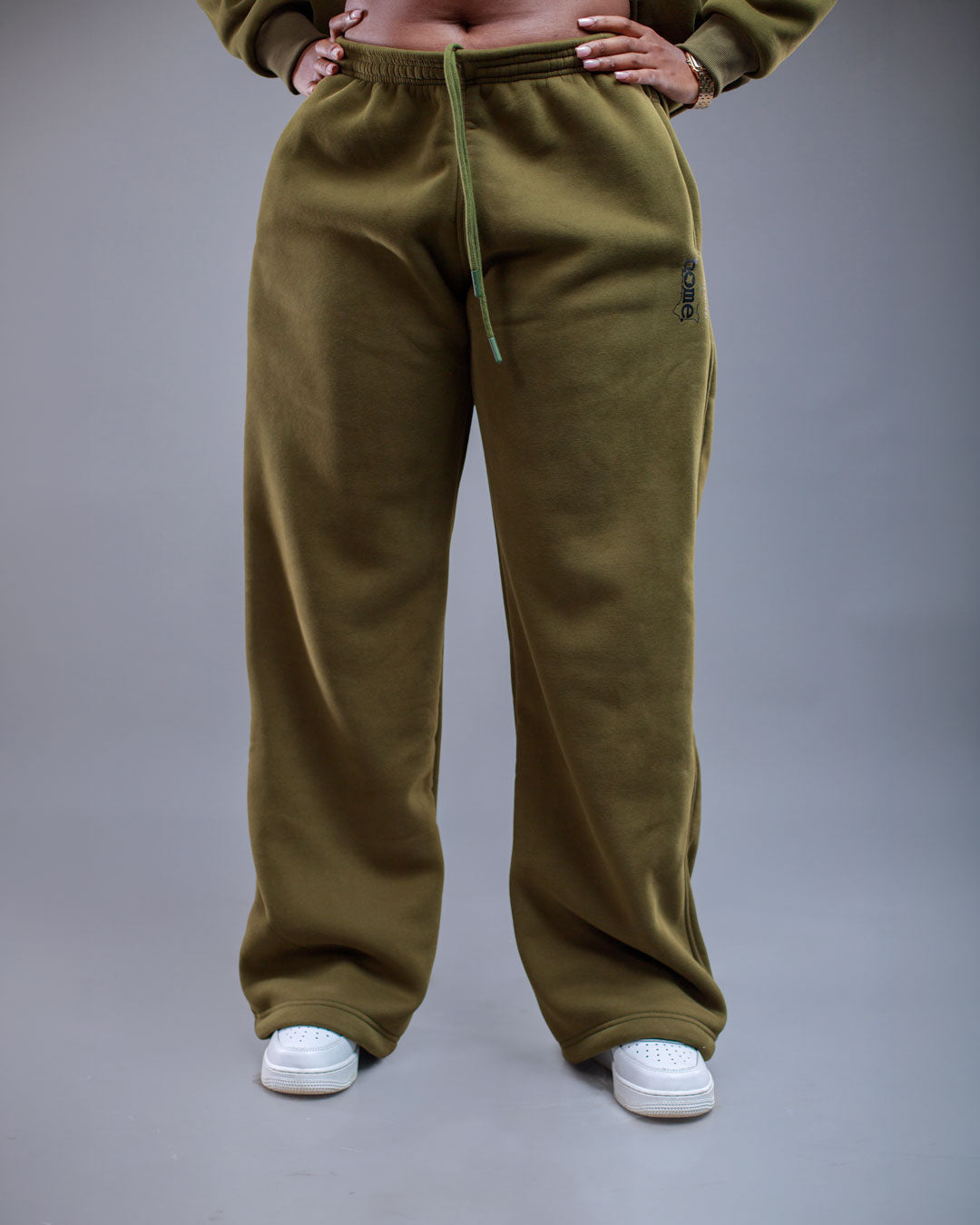 Womens Cosy Pants - Olive Green