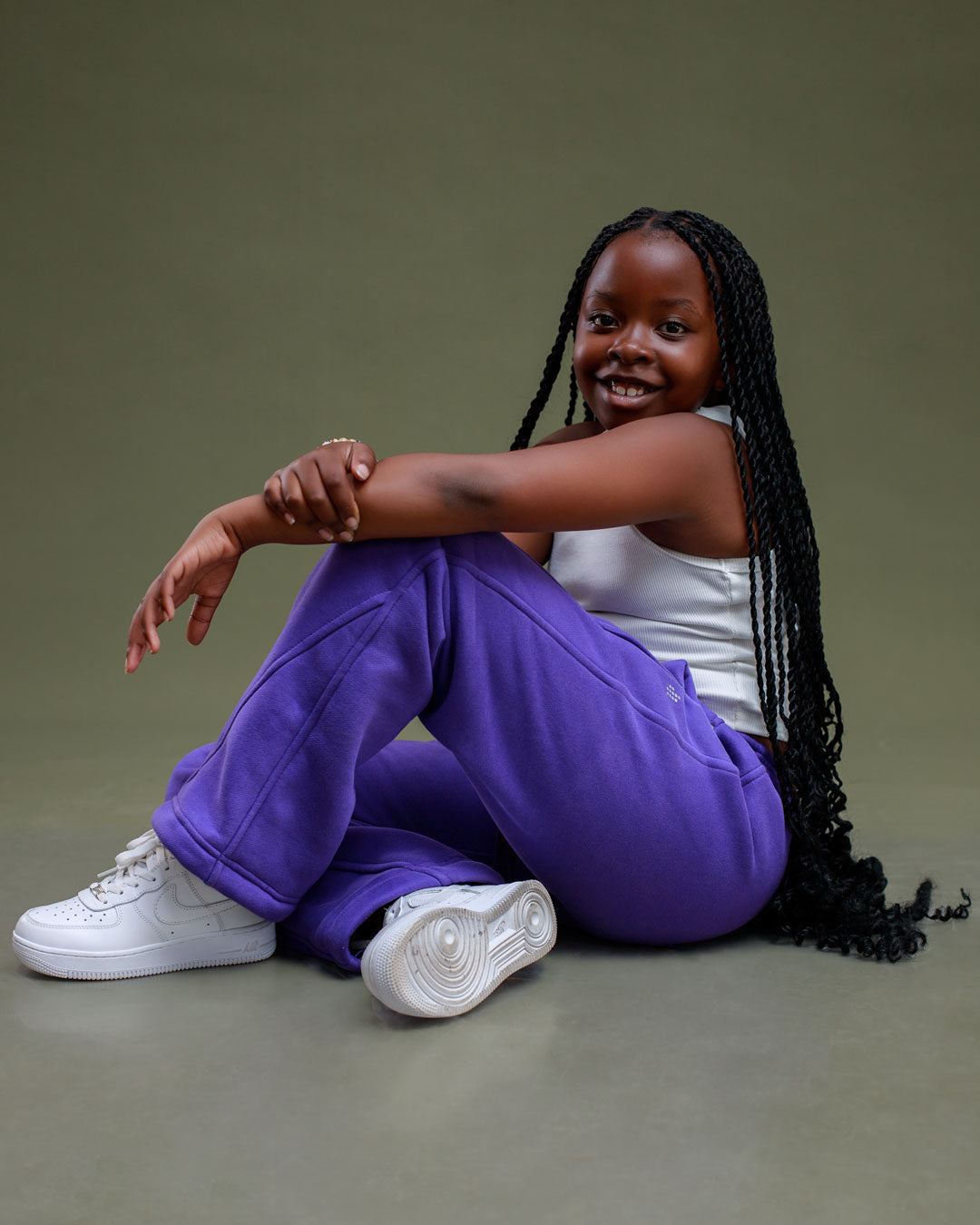 Kids LÛME Pants - Purple