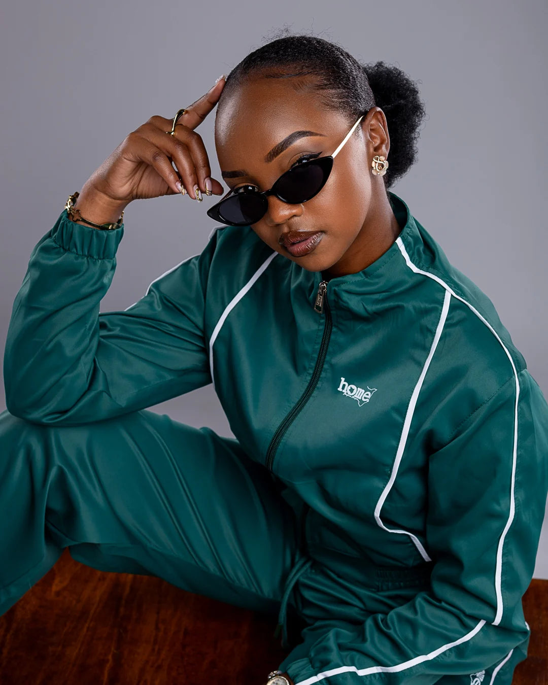 Haven Cropped Jacket – Rich Green