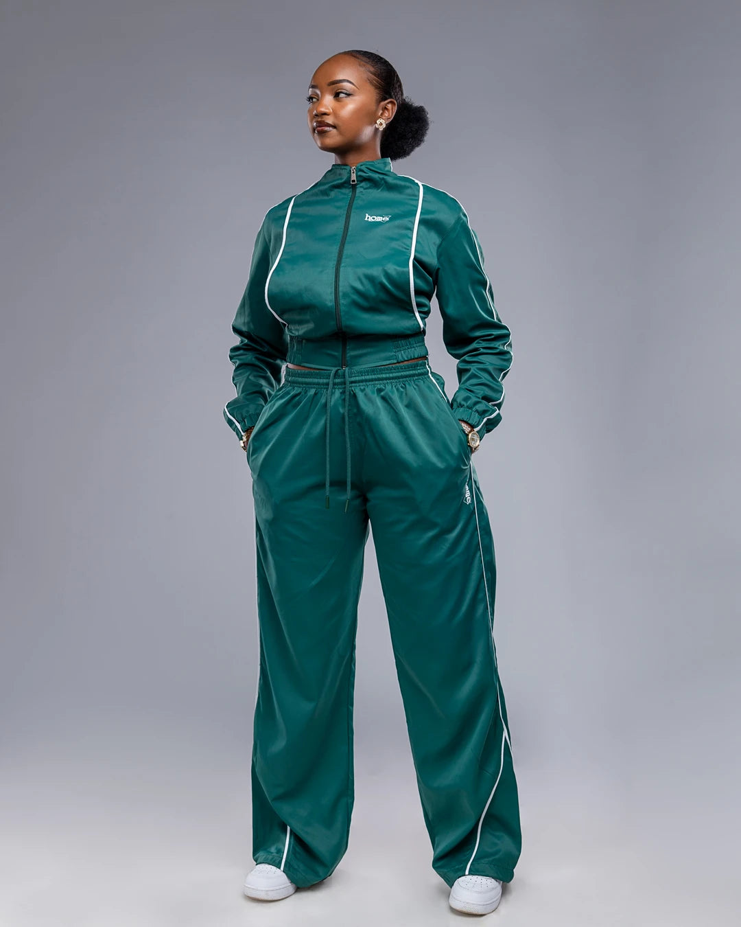 Rich Green Haven Pants - His & Hers Fit