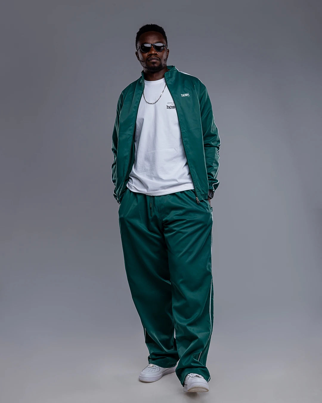 Rich Green Haven Pants - His & Hers Fit