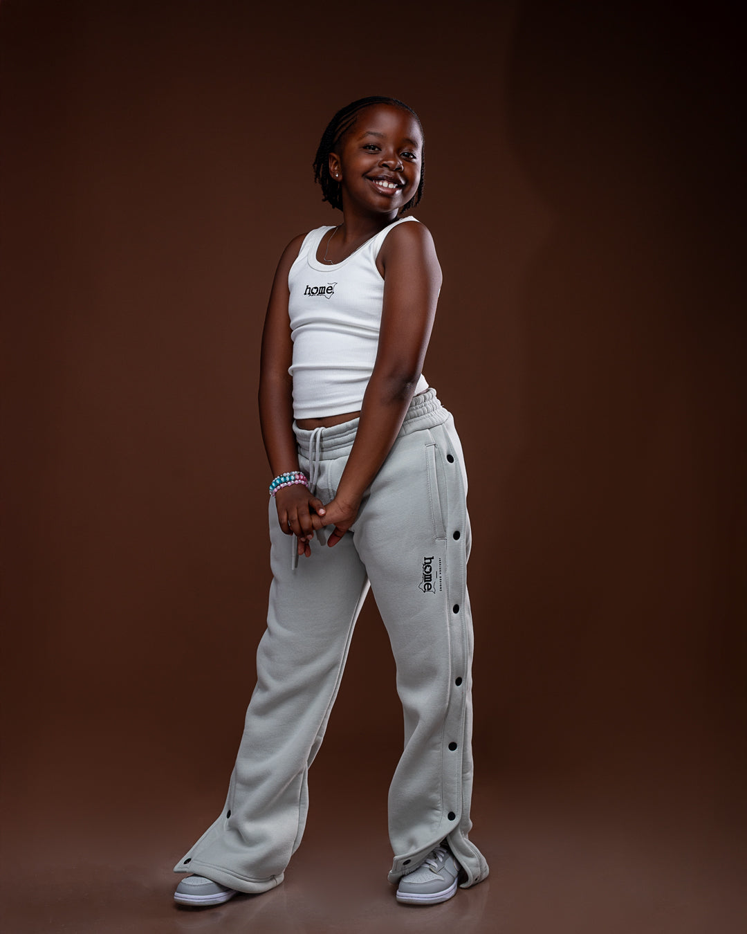 Kids Rania Pants - Silver Mist