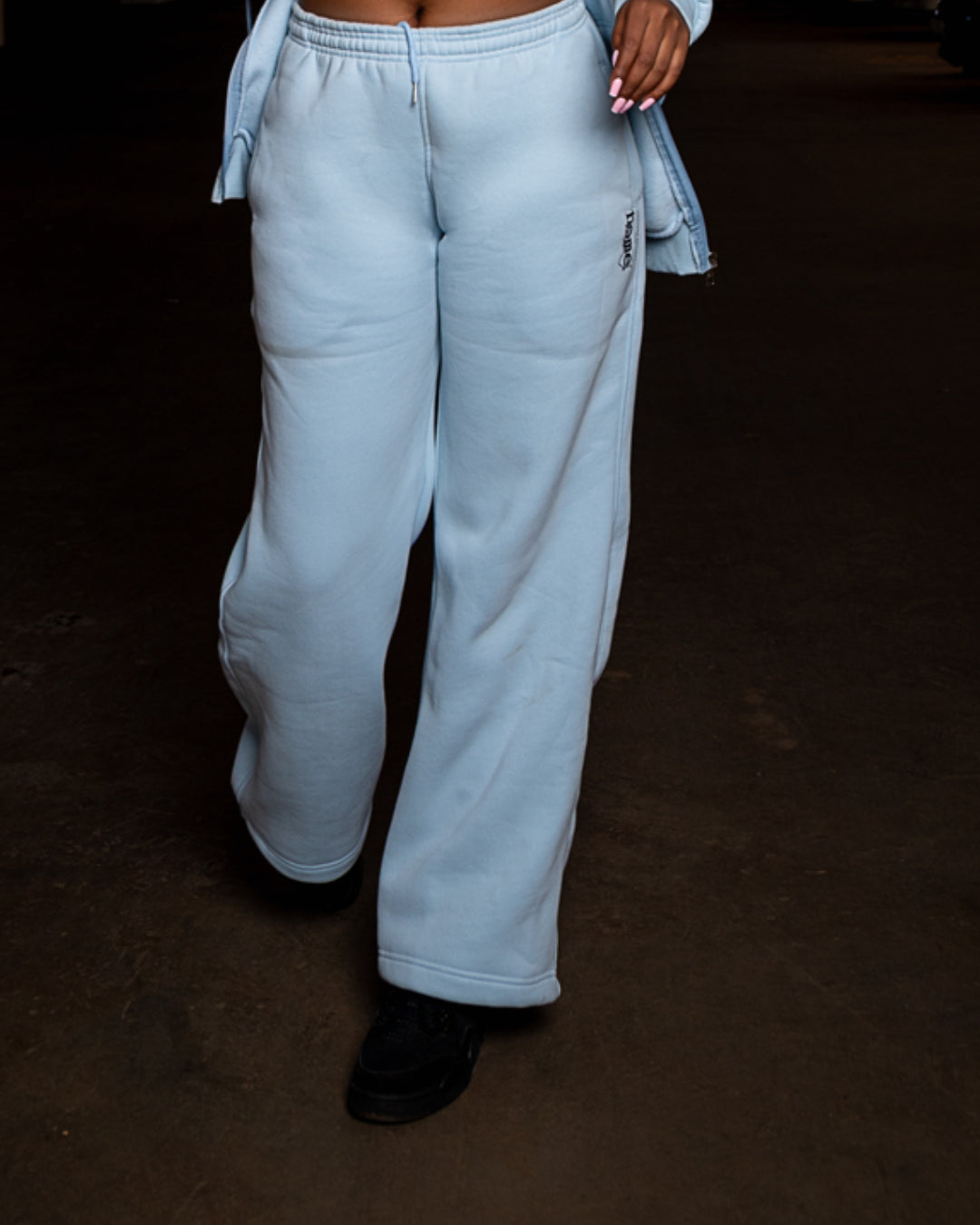 Cosy Pants - Sky Blue (Heavy Fabric)