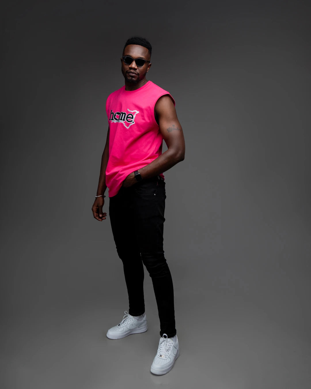 Sleeveless T-shirt - Hot Pink