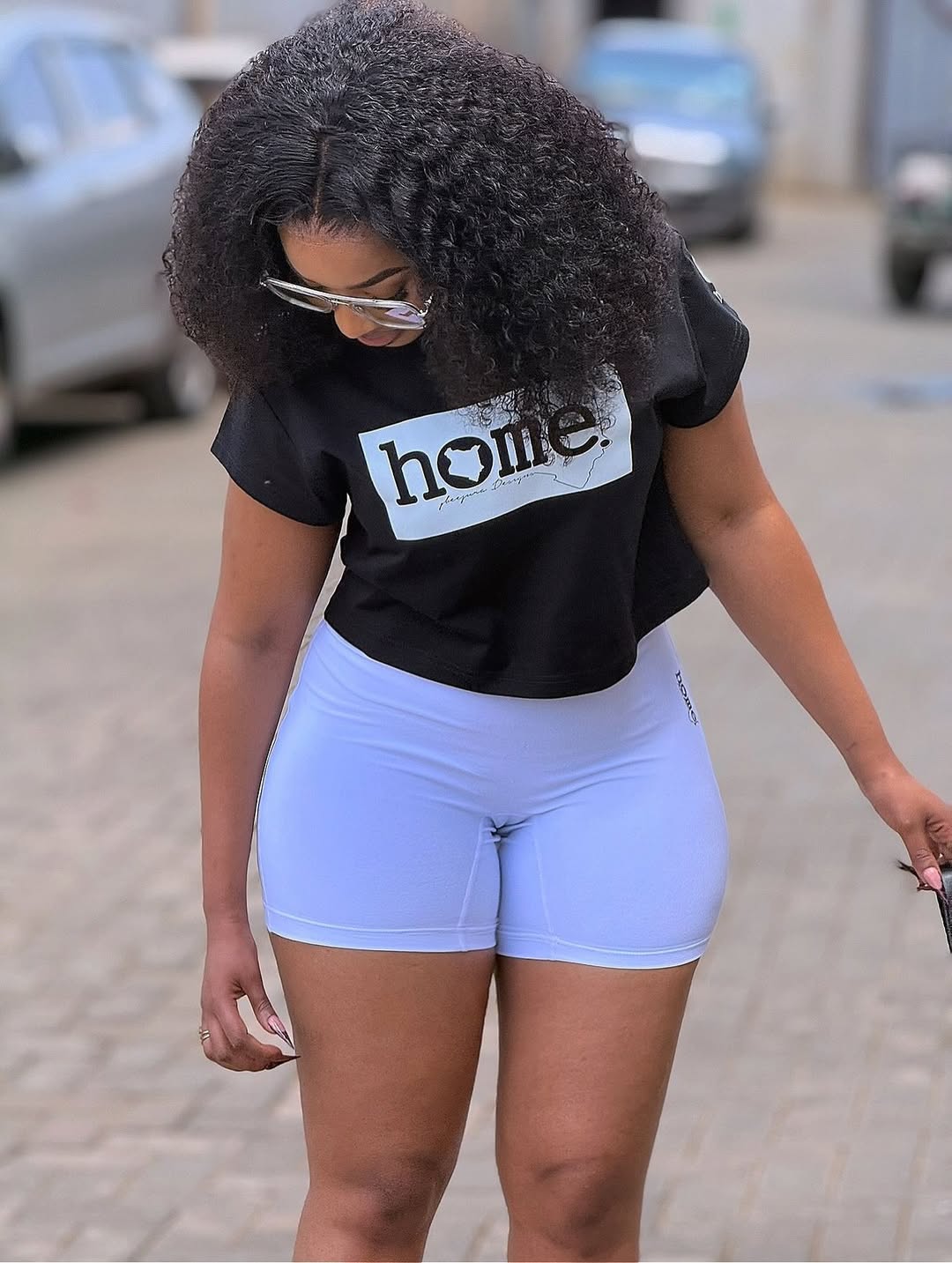 Cropped T-Shirt - Black