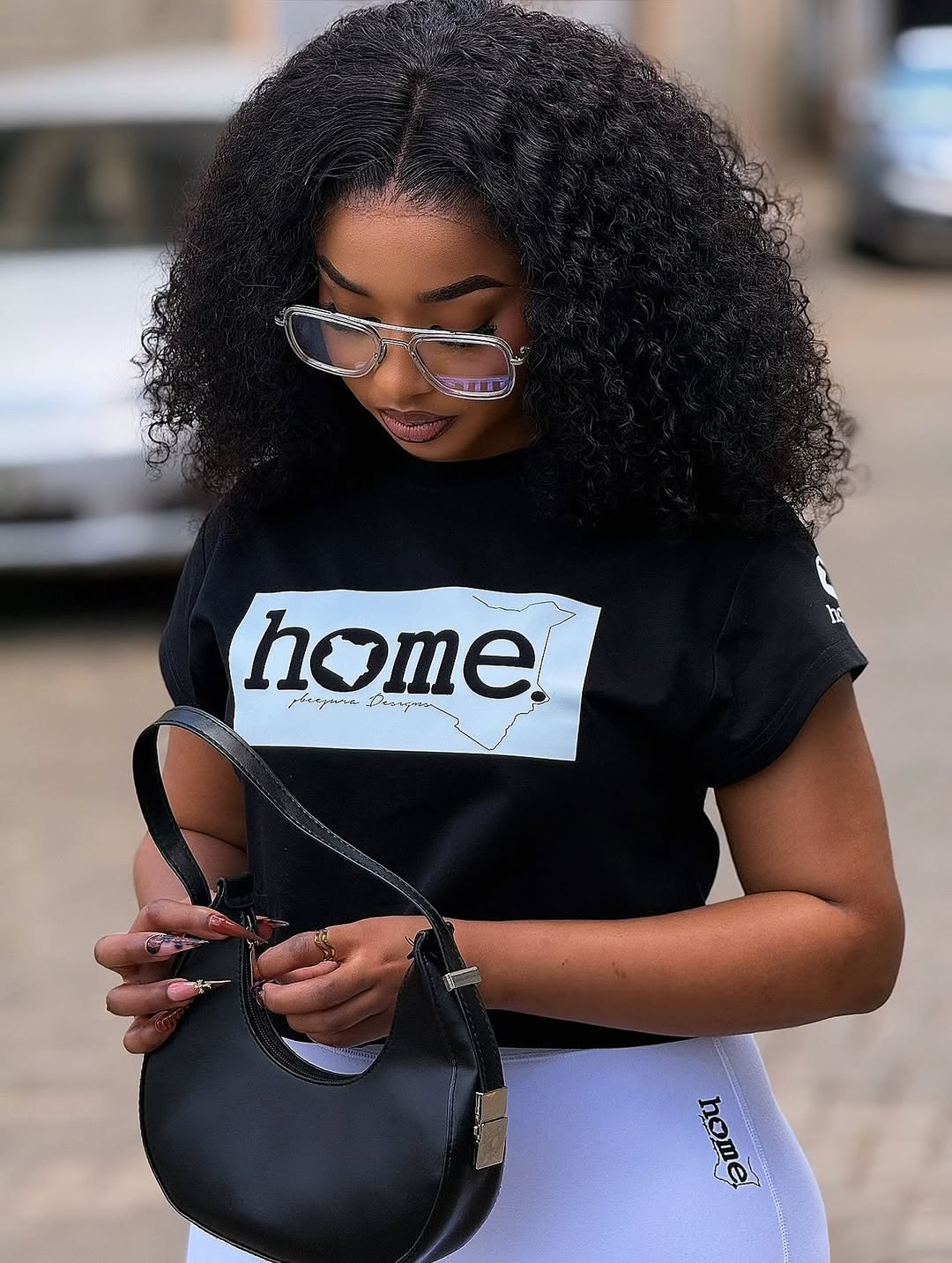 Cropped T-Shirt - Black