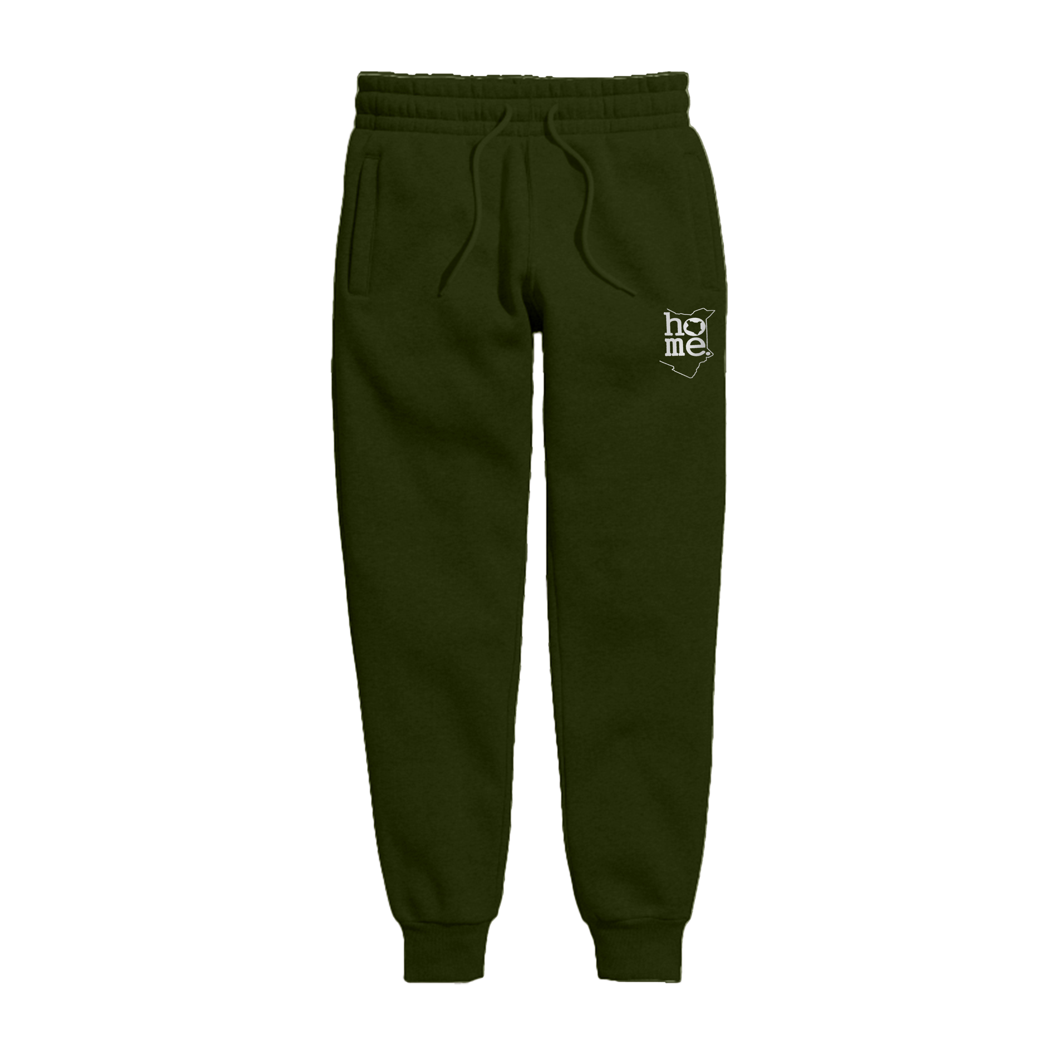 home_254 KIDS SWEATPANTS PICTURE FOR JUNGLE GREEN IN HEAVY FABRIC WITH SILVER CLASSIC PRINT