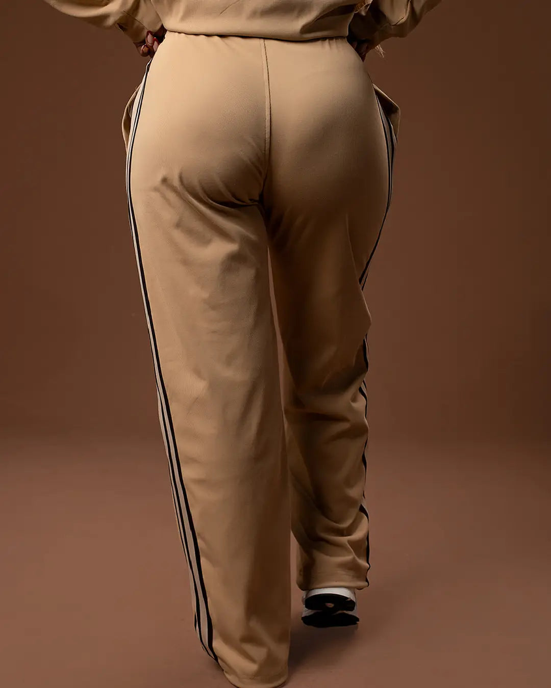 Matubia Striped Cosy Pants - Tortilla (Rib Fabric)