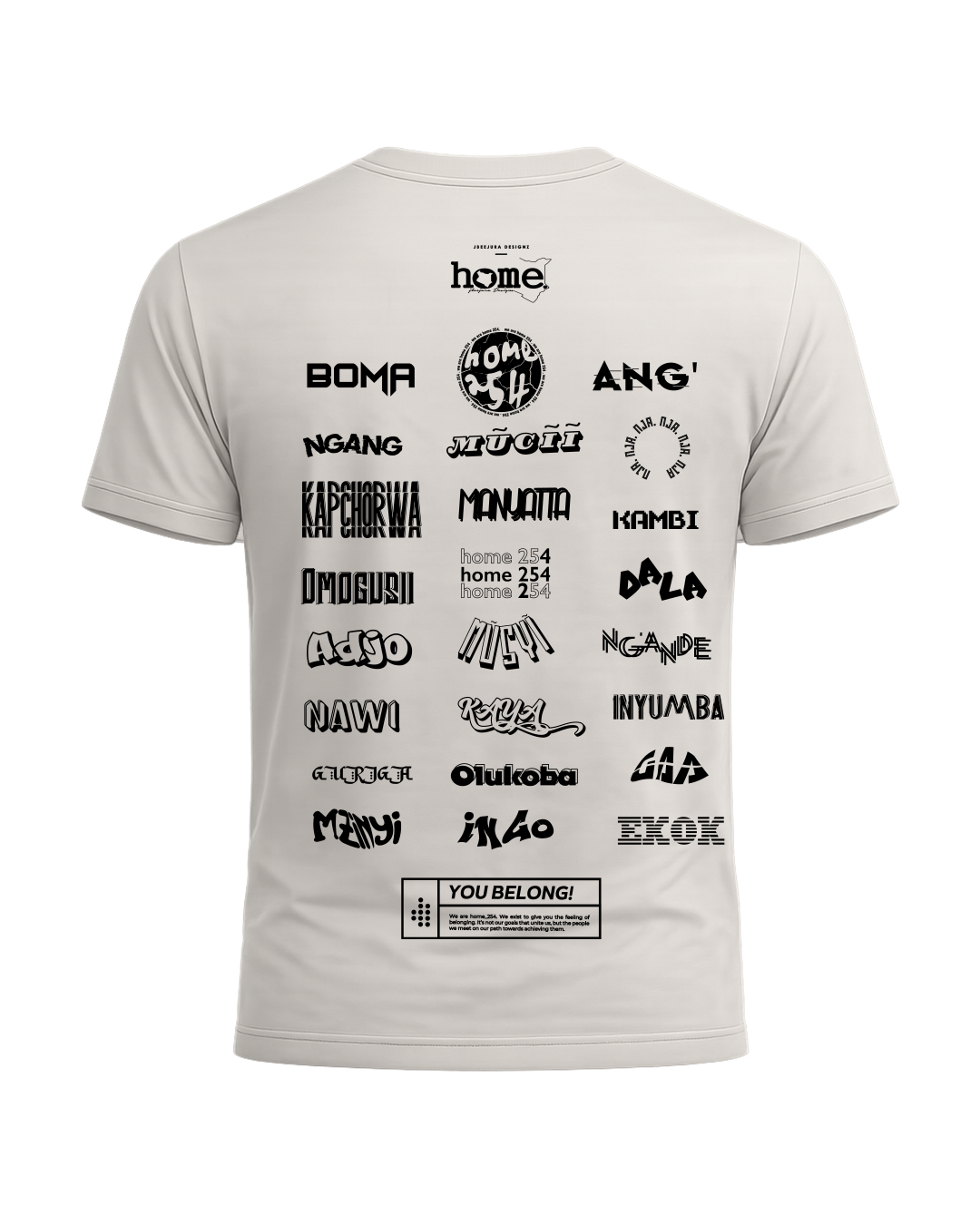 T-Shirt - Soft Beige (Backprint)