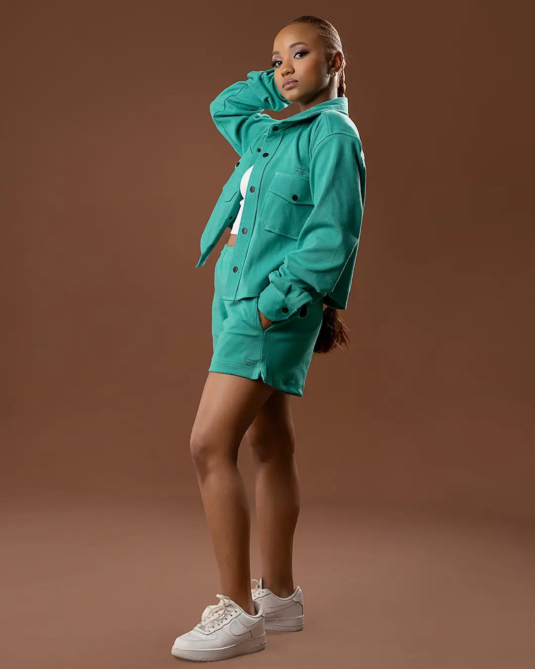Cosy Shorts - Turquoise Green