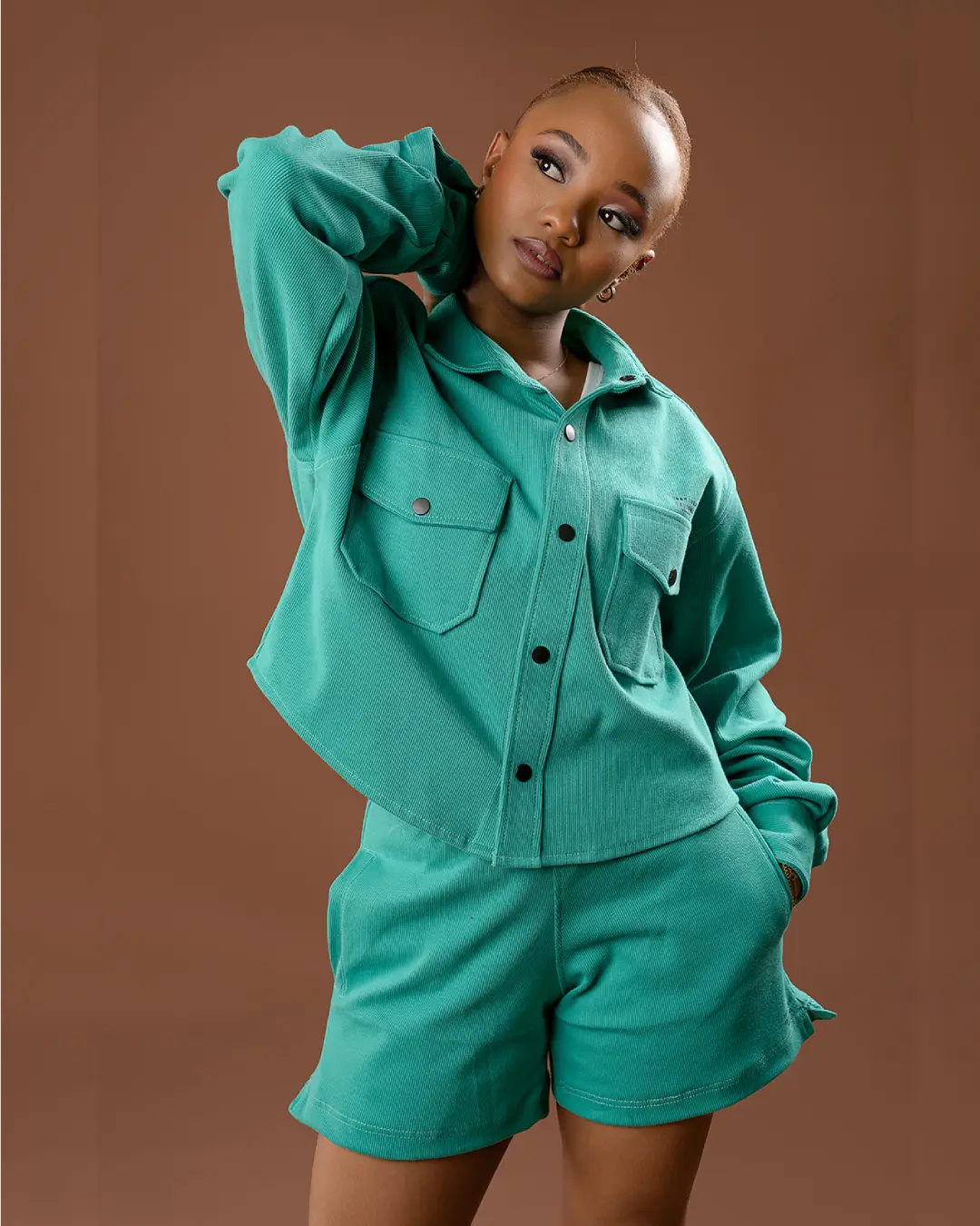 Cosy Shorts - Turquoise Green