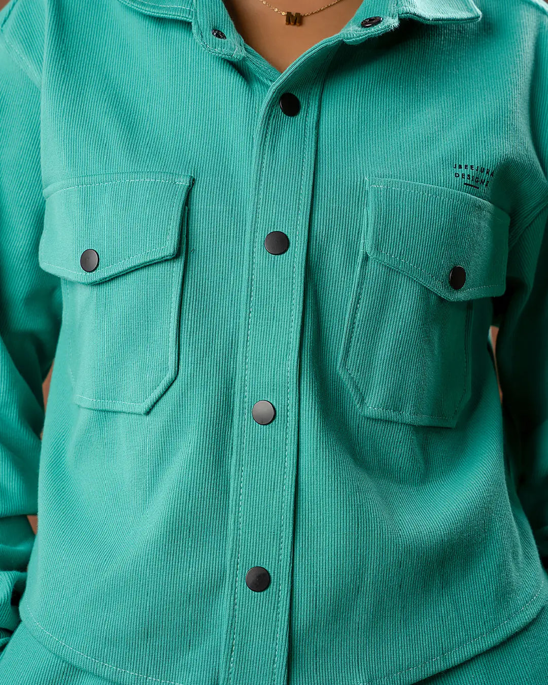 Stature Shirt - Turquoise Green