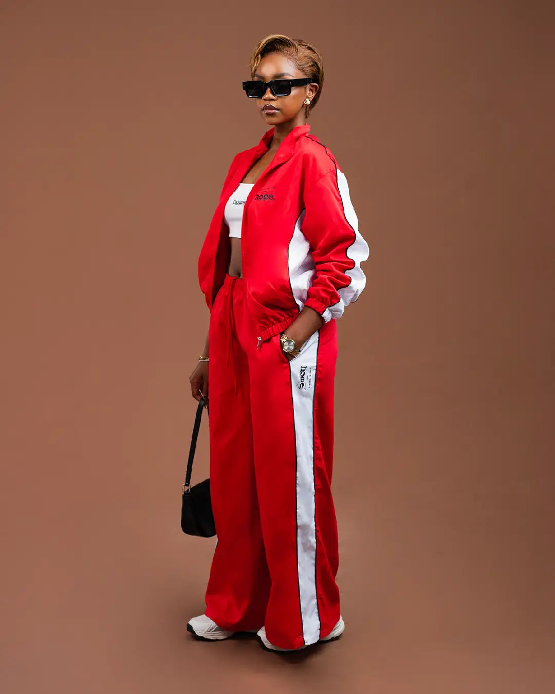 Urban Luxe Pants - Red & White