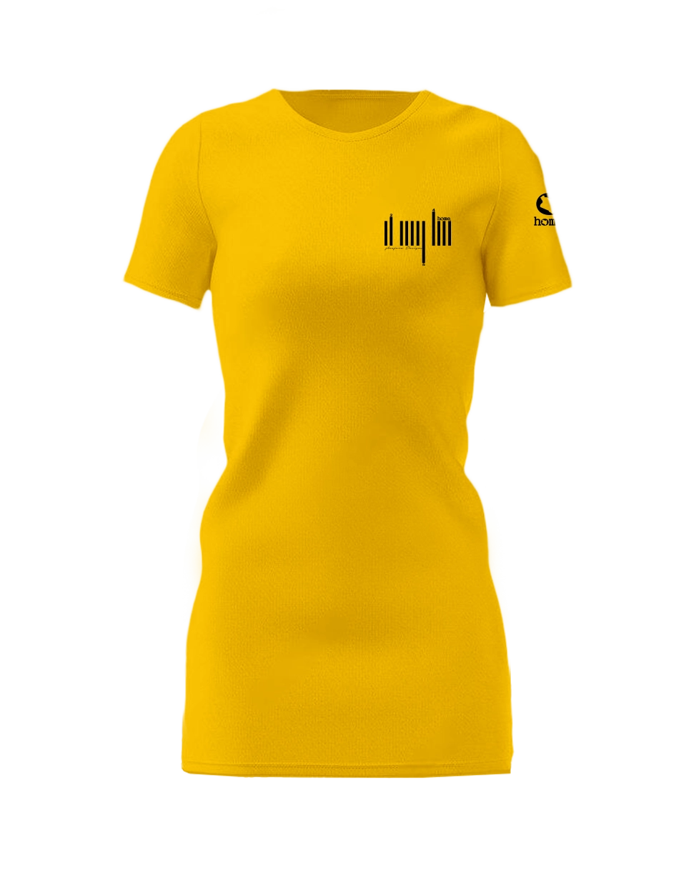 T-Shirt Dress - Yellow