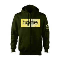 Zip-up Hoodie  - Jungle Green (Heavy Fabric)