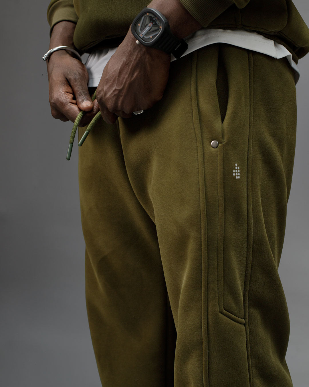 LÛME Mens Cosy Pant – Olive Green