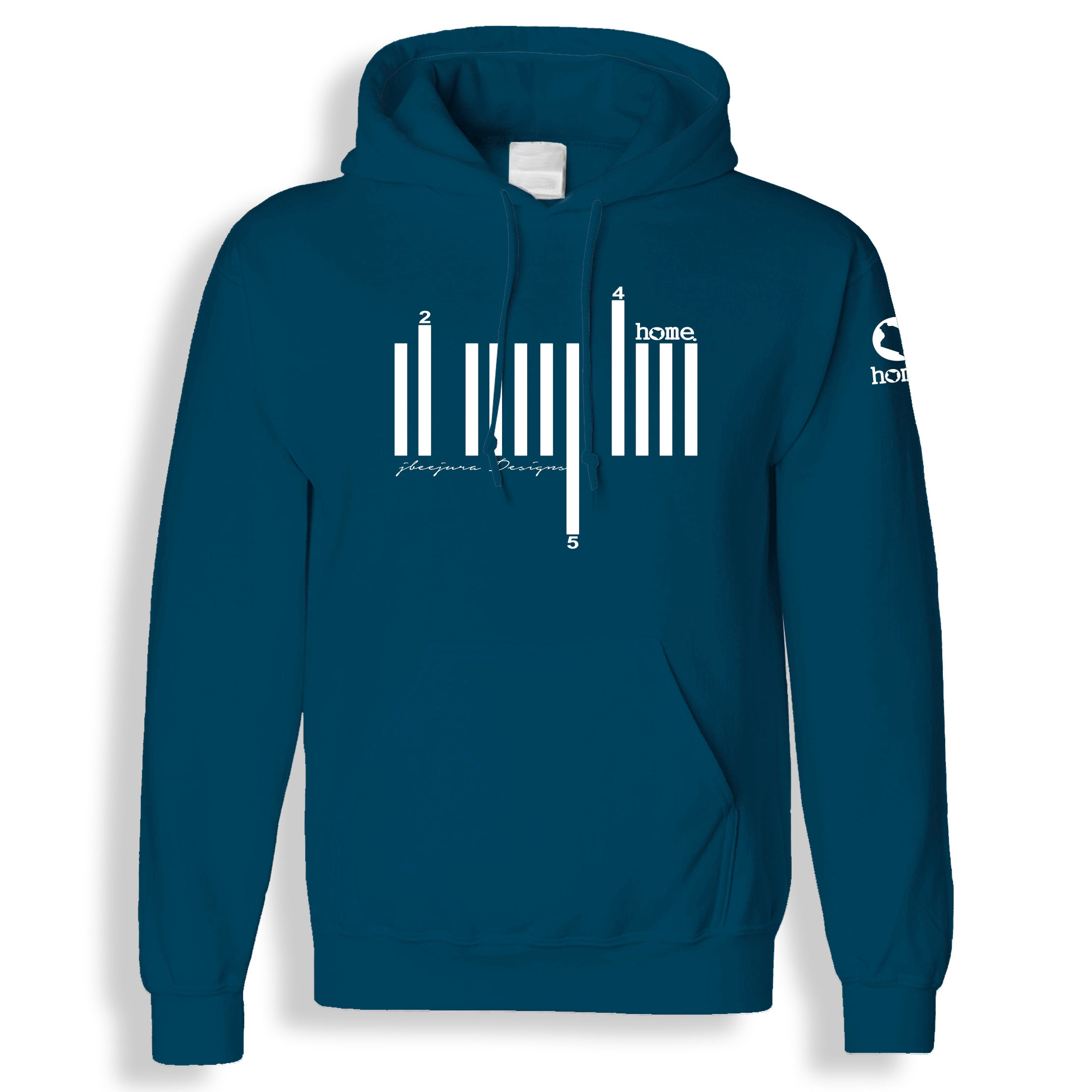 Hoodie - Teal Blue (Heavy Fabric)