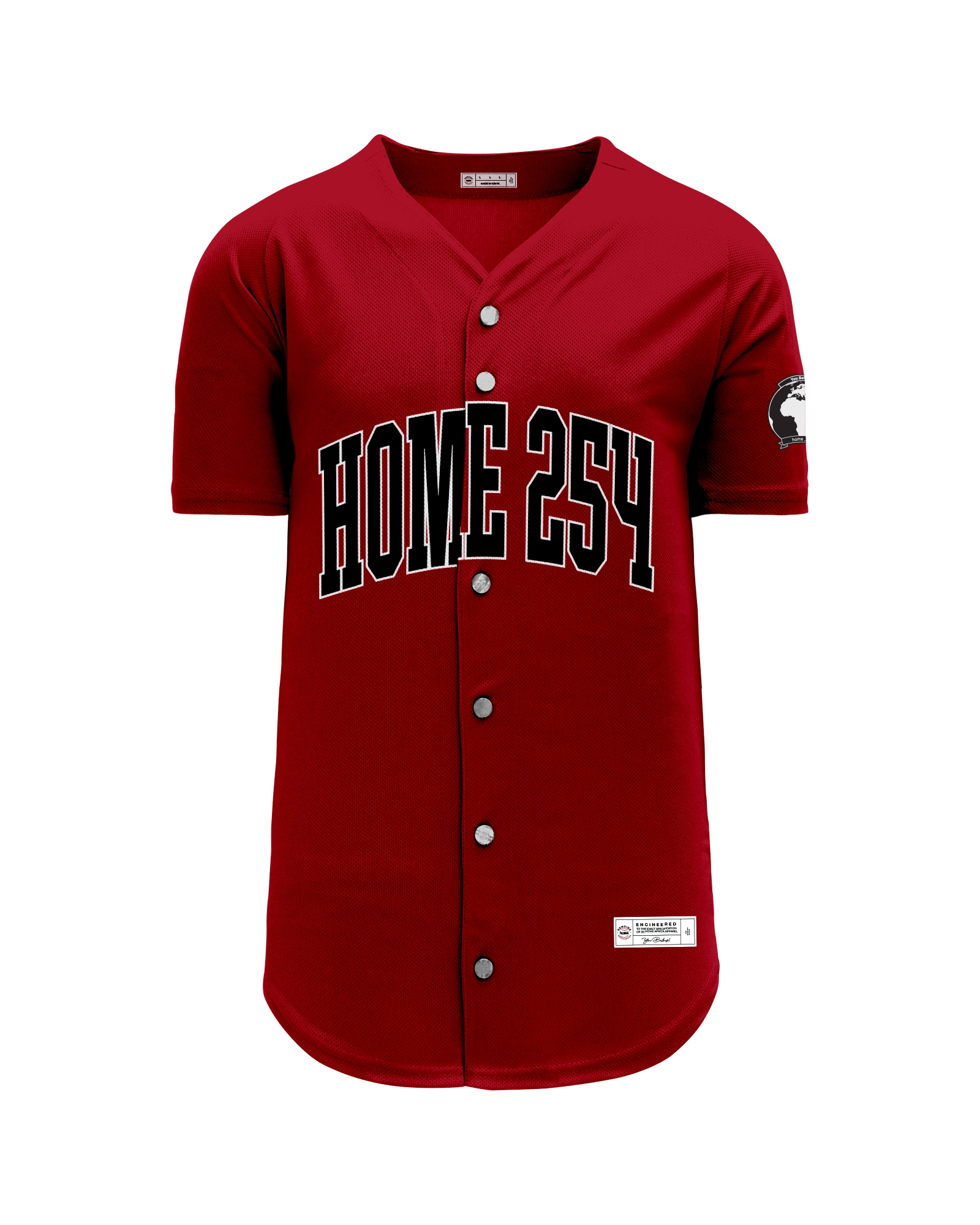 CASUAL BASEBALL SHIRT - MAROON
