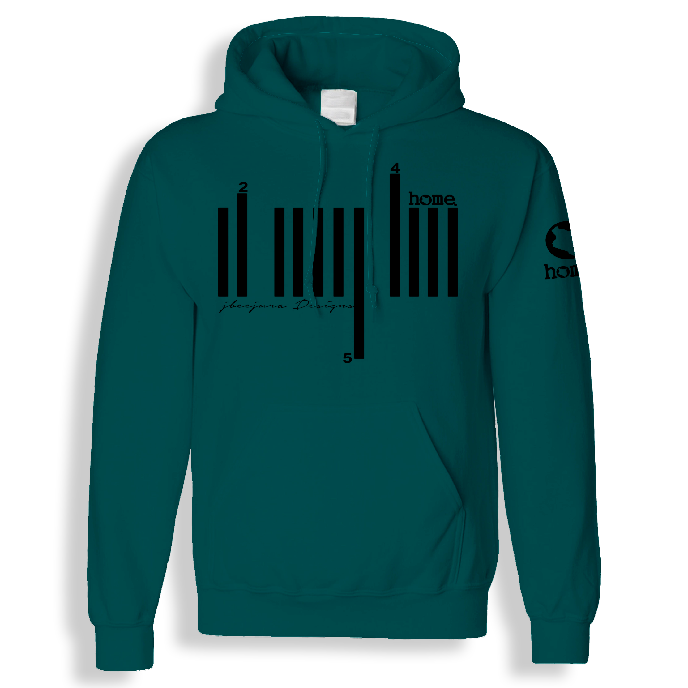 Hoodie - Deep Aqua(Heavy Fabric)