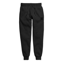 home_254 BLACK NUVETRA™ WOMENS SWEATPANTS WITH A BLACK PRINT