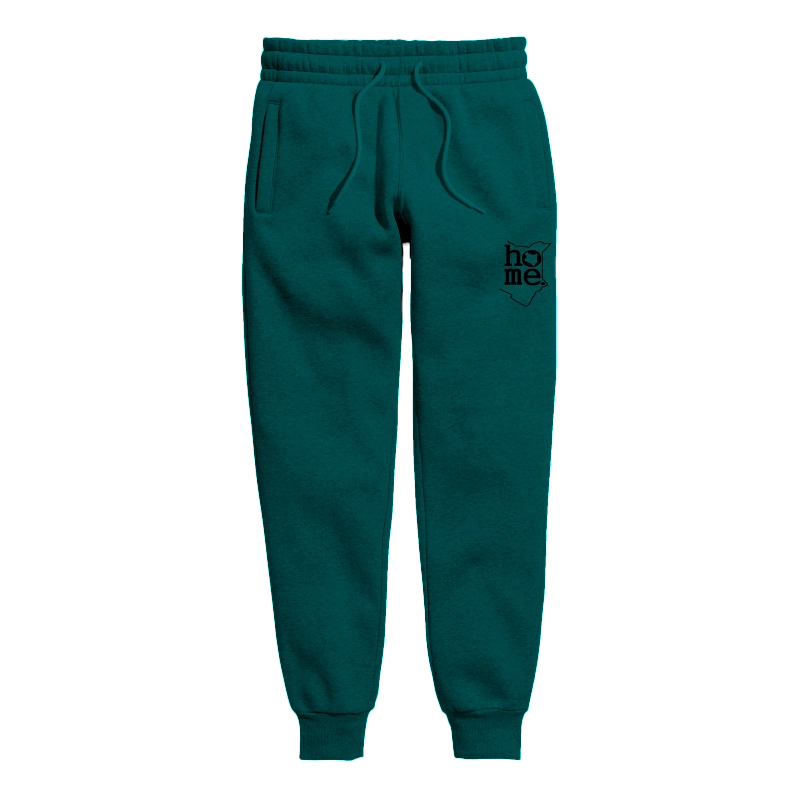 home_254 KIDS SWEATPANTS PICTURE FOR DEEP AQUA HEAVY FABRIC BLACK CLASSIC PRINT