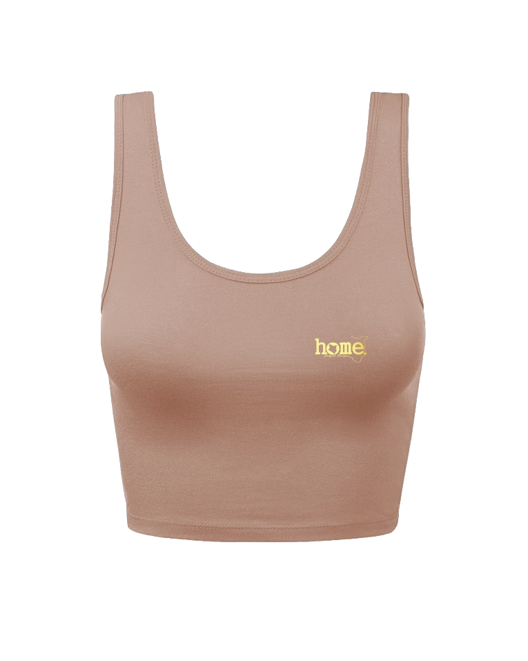 Cheeky Mushie Vest Top - Tan Brown (Midweight)