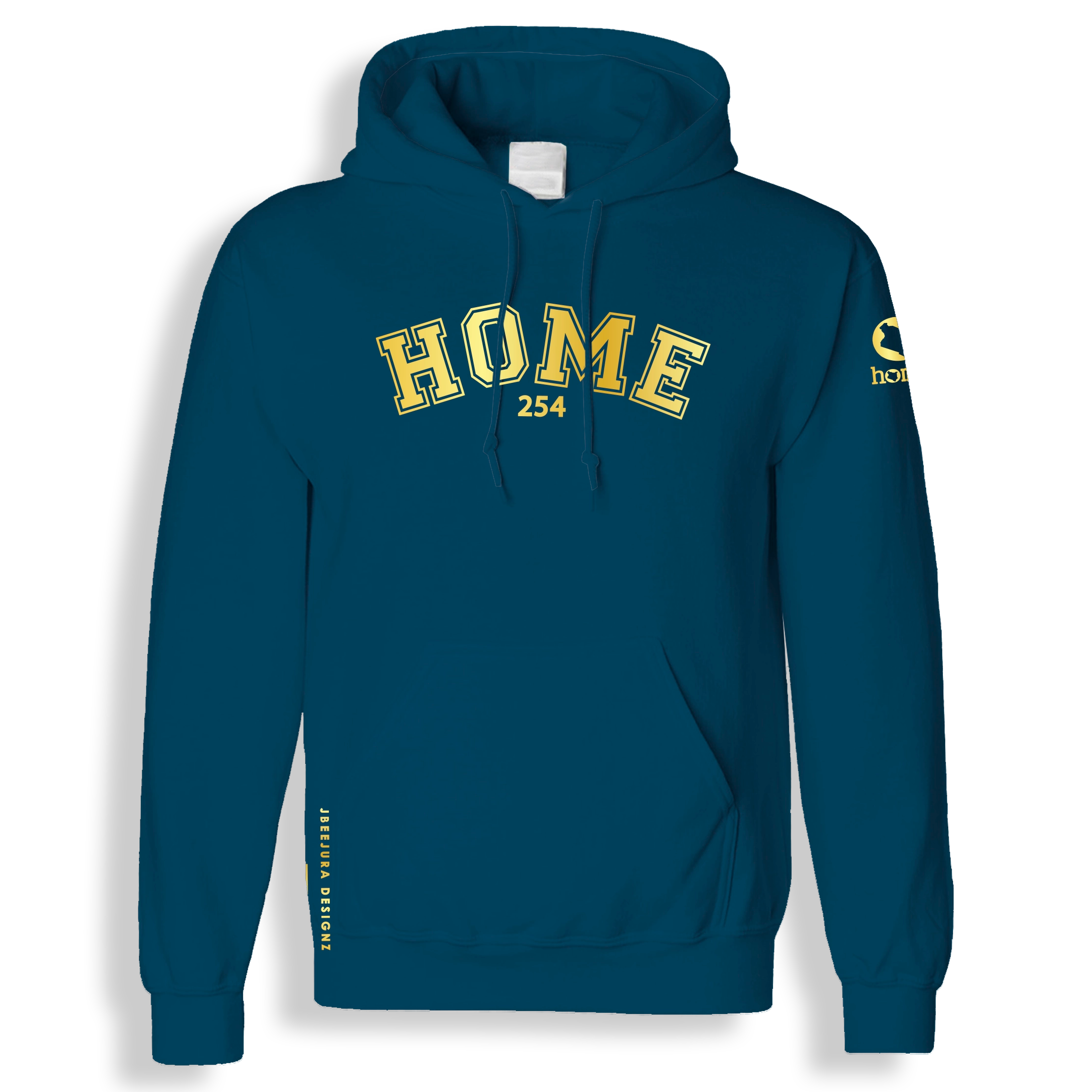 Hoodie - Teal Blue (Heavy Fabric)