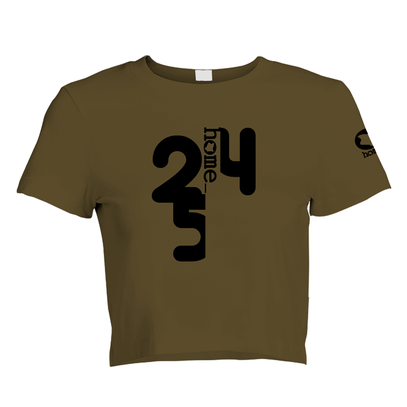Cropped T-Shirt - Army Green