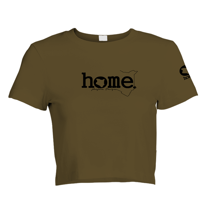 Cropped T-Shirt - Army Green