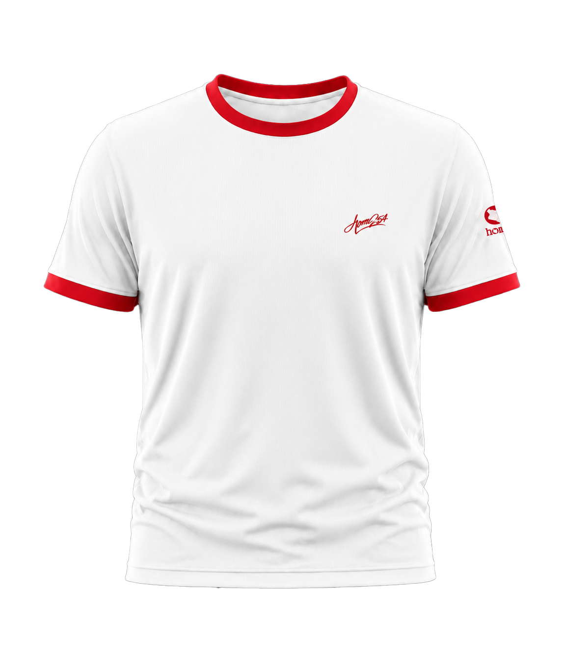 DOLLY TEE - White + Red
