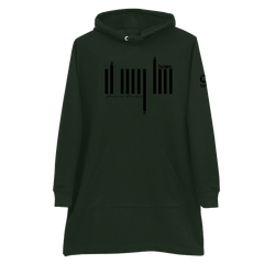 Hoodie Dress - Hunter Green (Mid-Heavy Fabric)