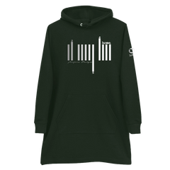 Hoodie Dress - Hunter Green (Mid-Heavy Fabric)