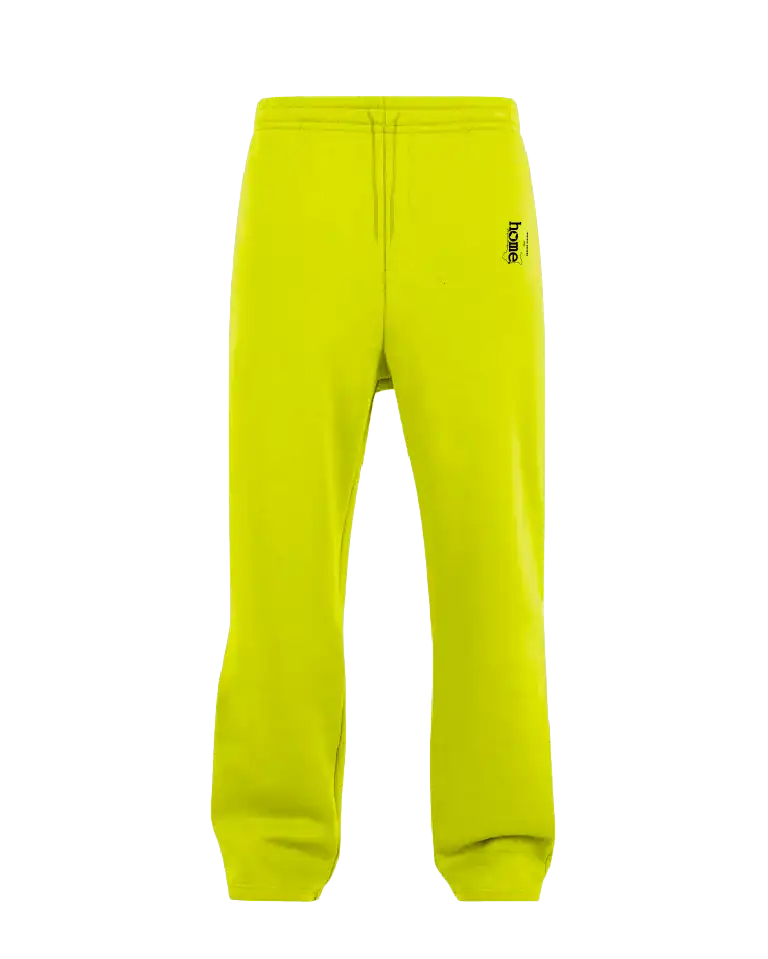 Mens Cosy Pants - Lime Green