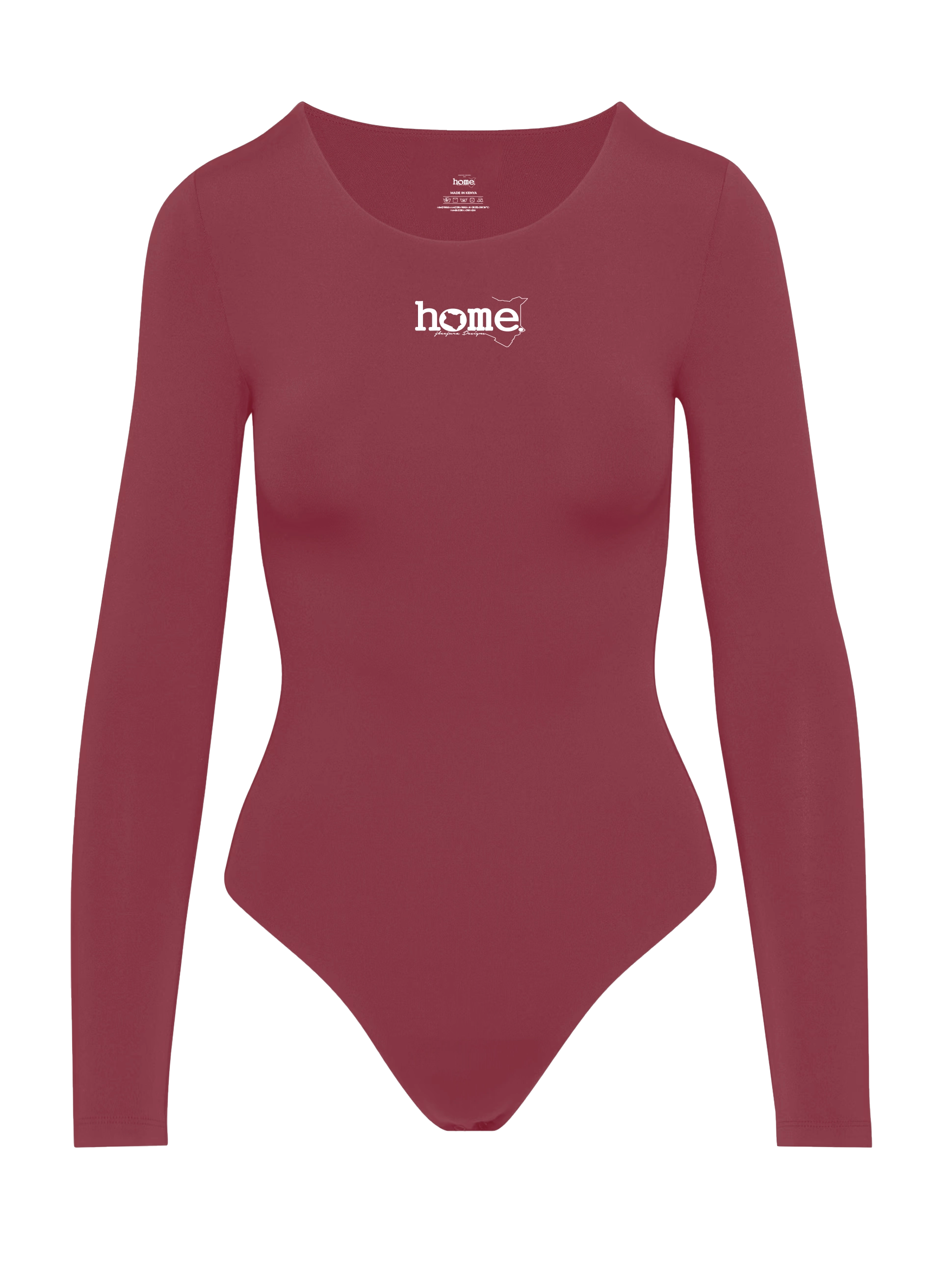 Simple Life Scoop Neck Bodysuit - Ruby