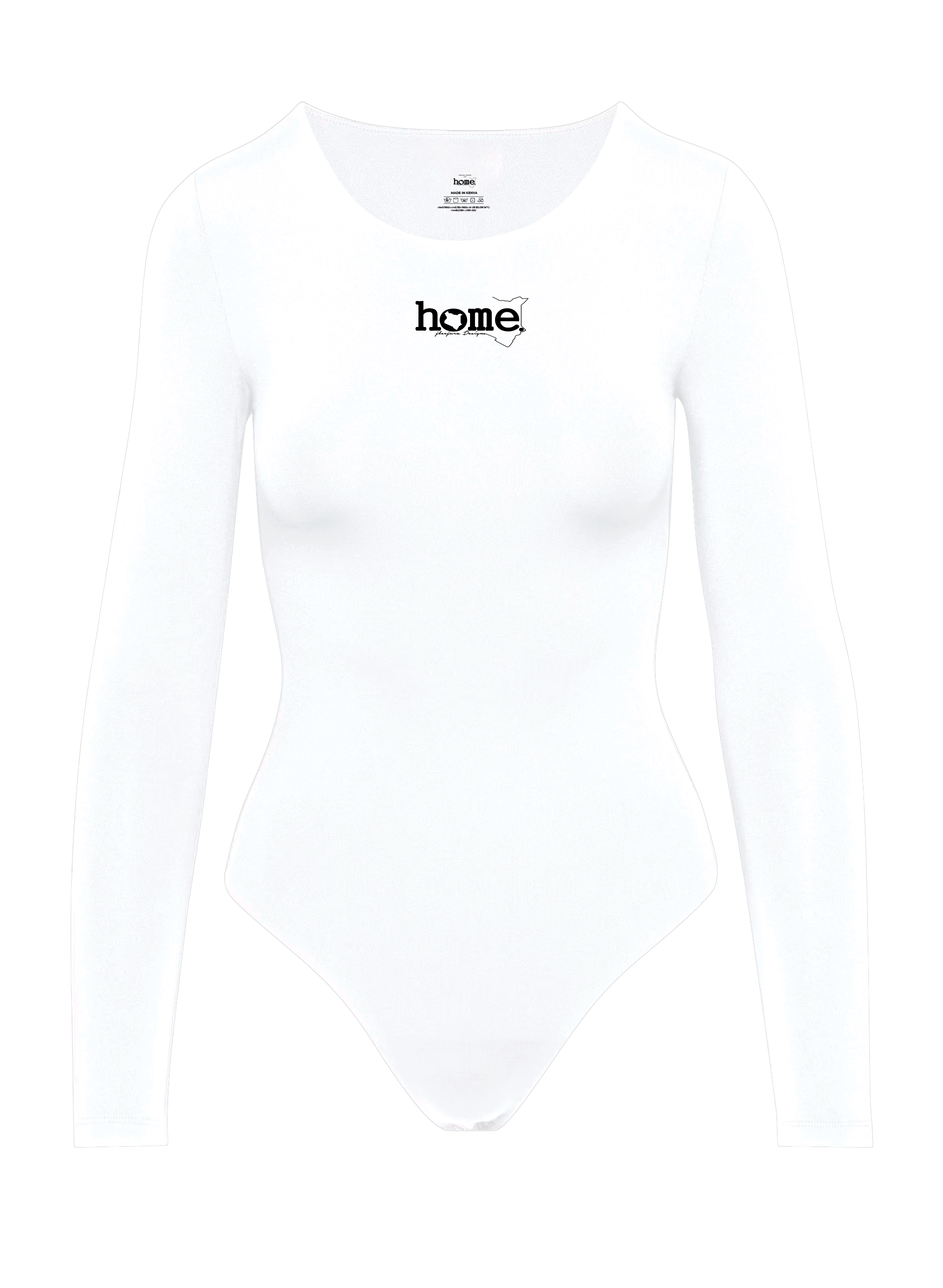 Simple Life Scoop Neck Bodysuit - White