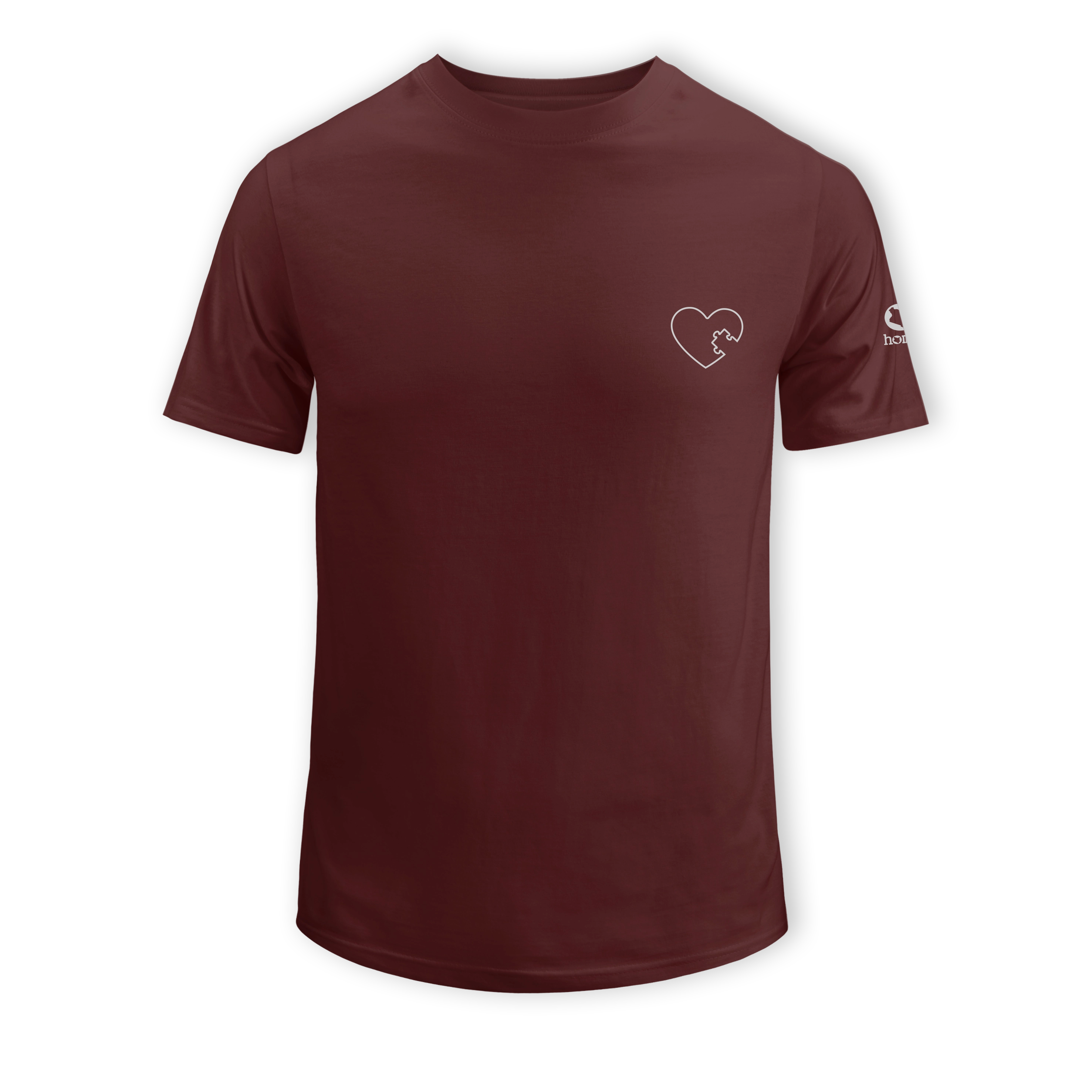 The Heart Piece T-Shirt - Maroon