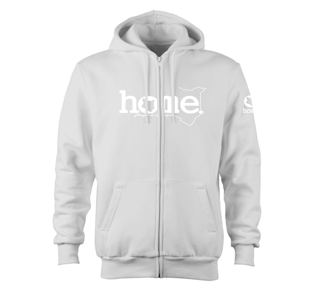 Zip-up Hoodie - Mixed White (Heavy Fabric)