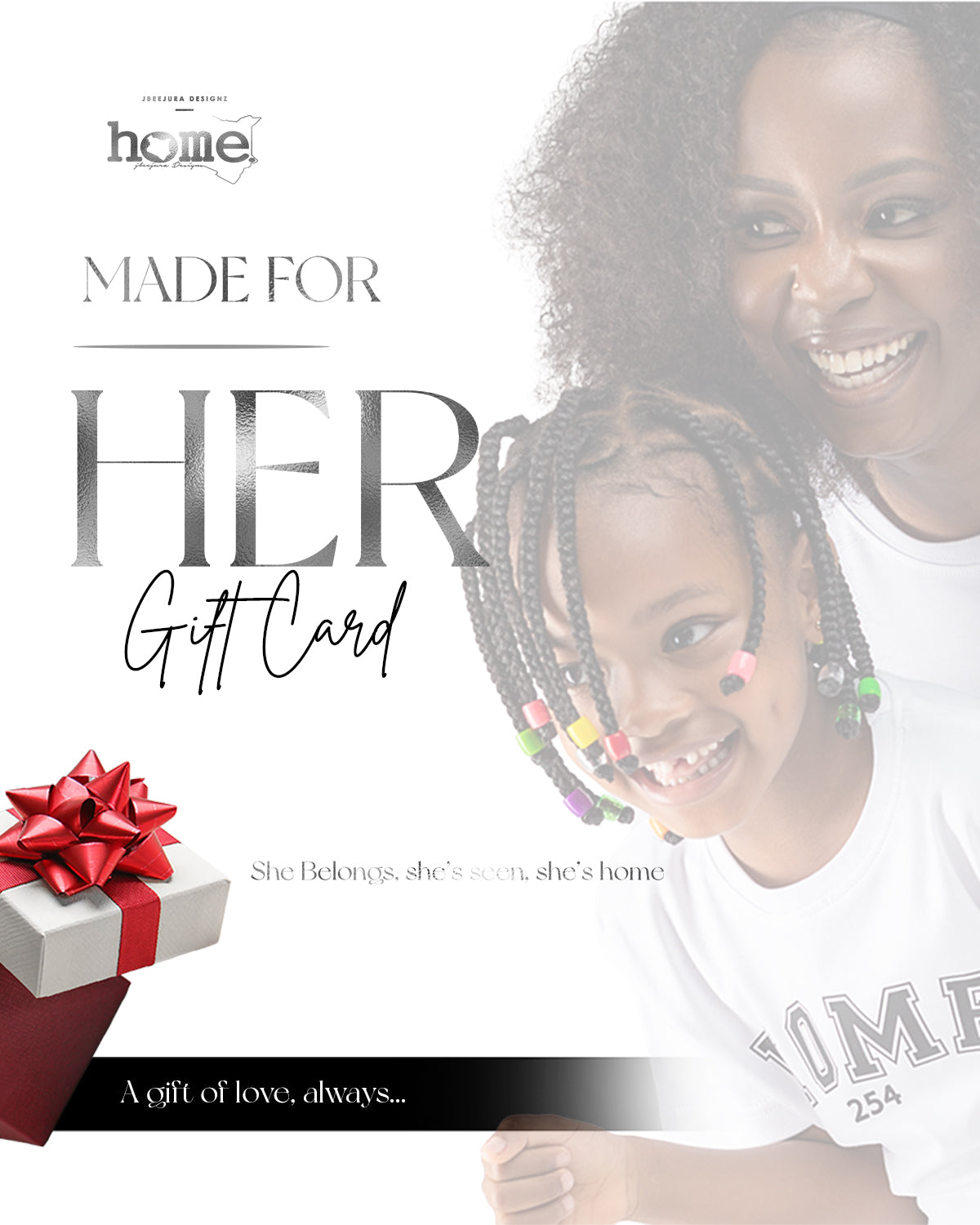 Made Of Her Gift Card - Mothers Day