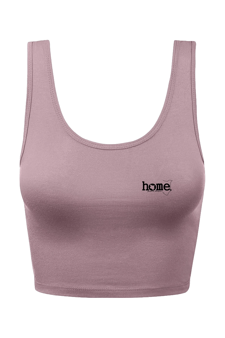 home_254 CHEEKY MUSHIE VEST TOP – PANSY PURPLE WITH A BLACK PRINT