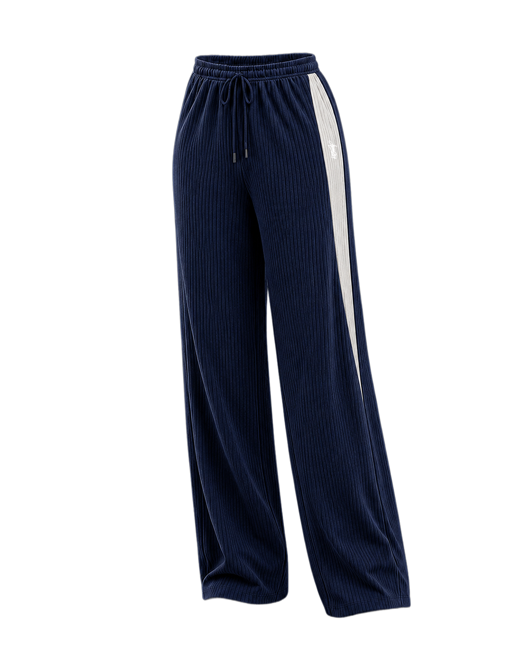 DOLLY COSY PANTS - Navy Blue + White