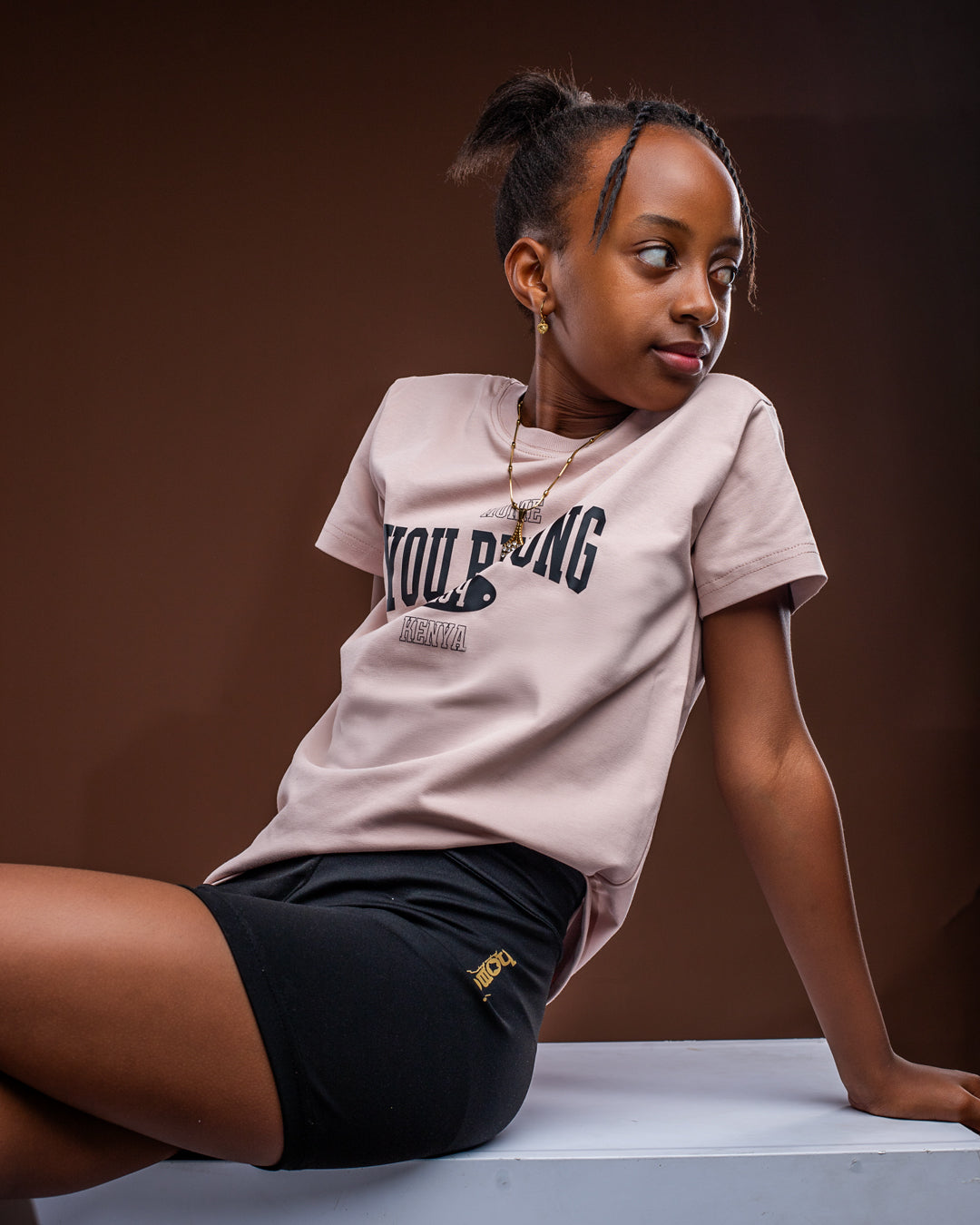 The Kids Ignite Tee - Peach