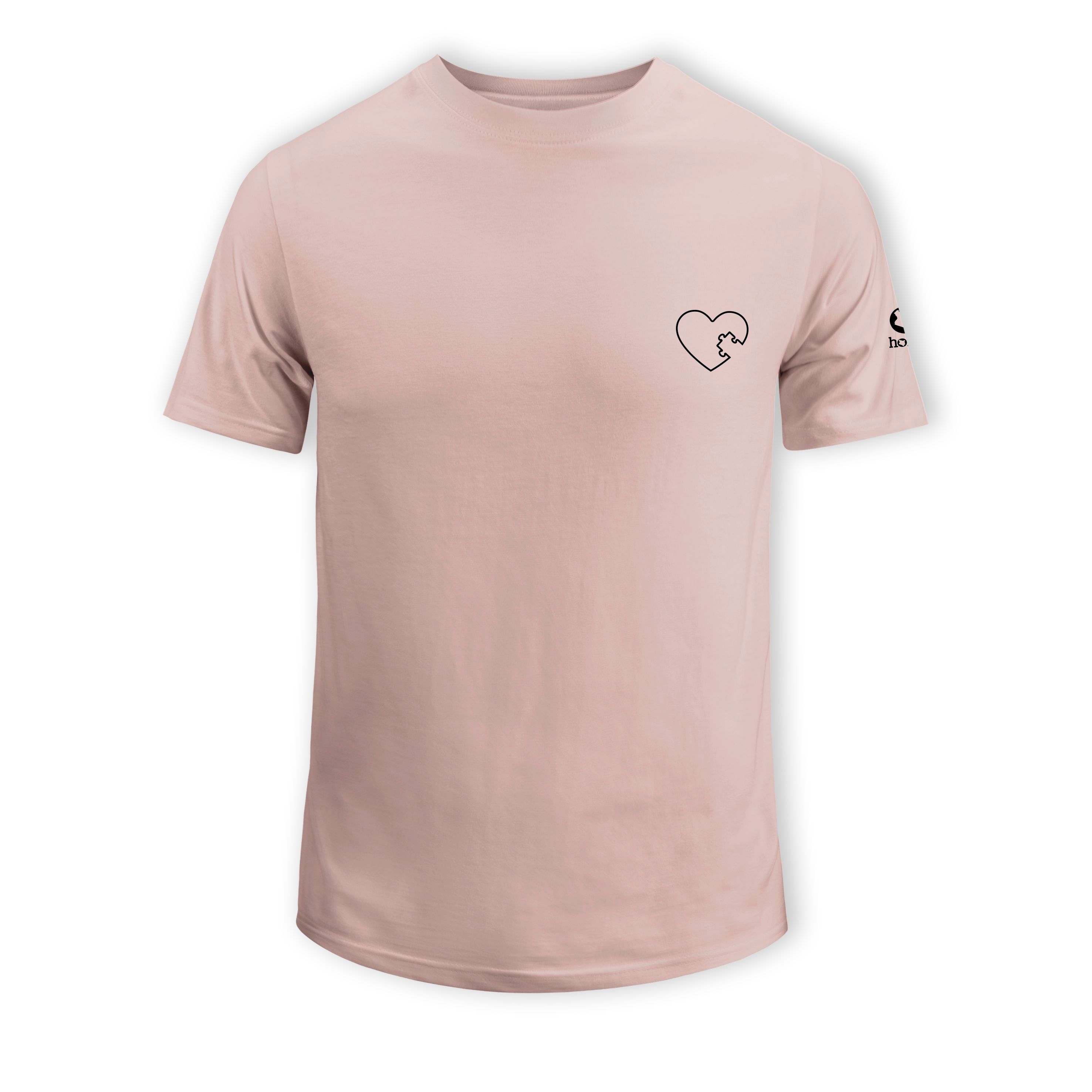 The Heart Piece T-Shirt - Peach