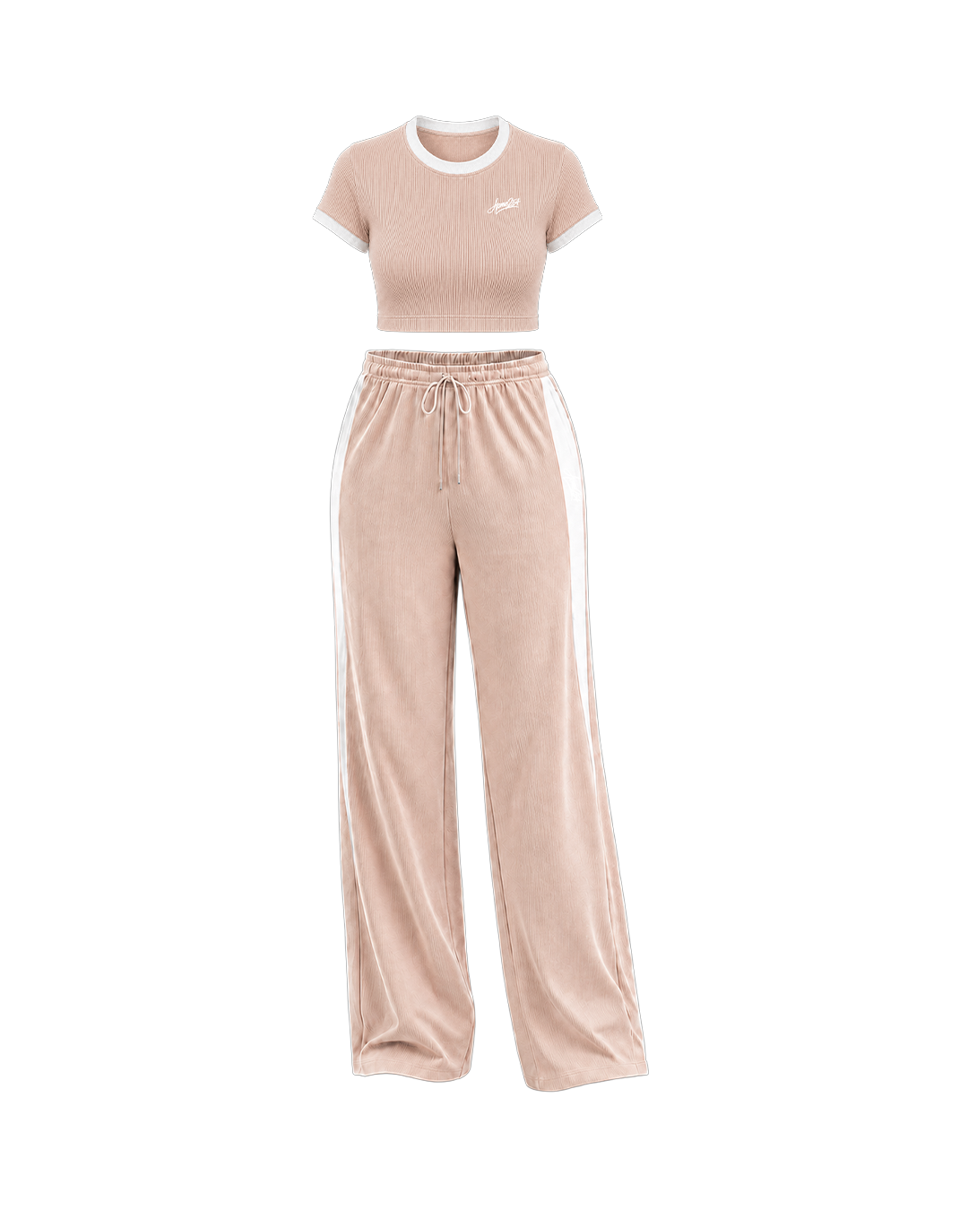 DOLLY SET - Peach + White