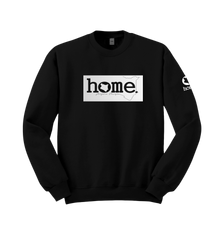 home_254 BLACK SWEATSHIRT (HEAVY FABRIC) WITH A SILVER CLASSIC PRINT